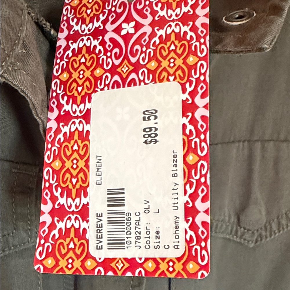 Element Olive Utility Jacket NWT - image 5